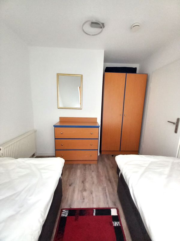 Ostseetraum Schlafzimmer Unten  mit Einzelbetten